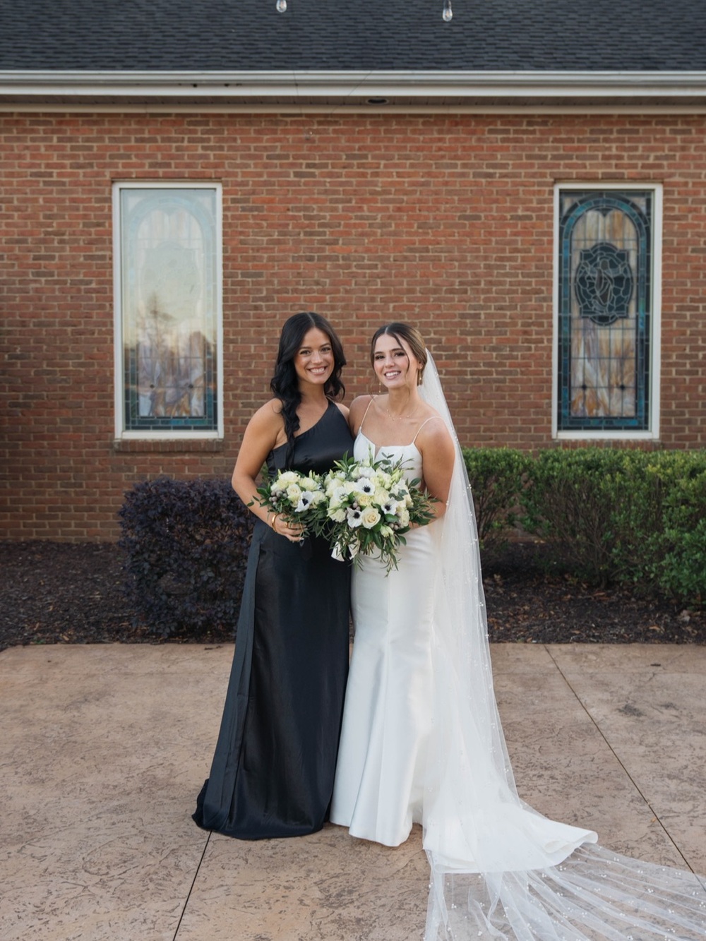 Birdy Grey Black One-Shoulder Satin Bridesmaid Dress
